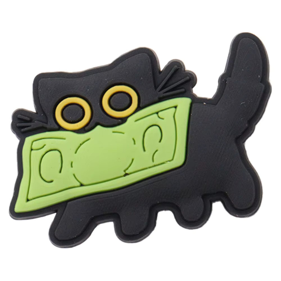 Happye&TiTi Schuh Charms, Schwarze Katze, Grüne Augen, Kinder, Frauen - Bild 6