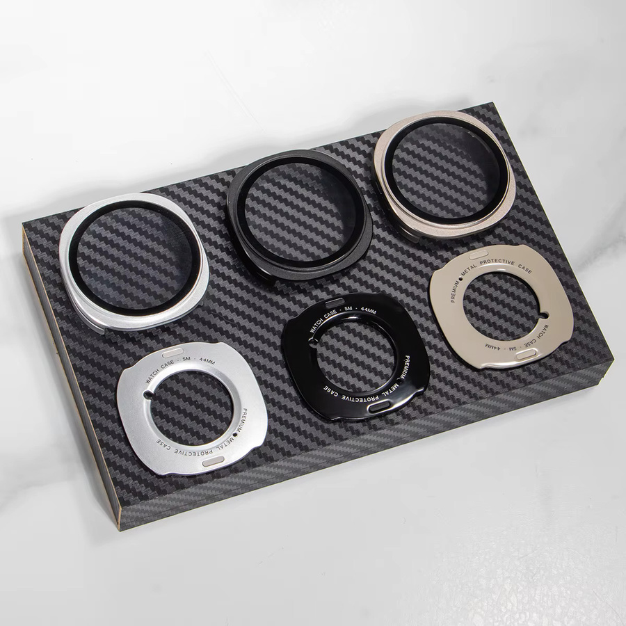 CHIICSMART Uhrenzubehör Aluminium-Rahmen, Silber, Samsung Galaxy Watch 8 - Bild 3