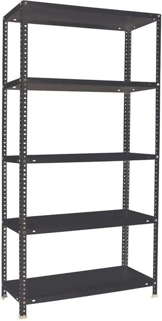 PROREGAL Schraubregal Panda Tall in Anthrazit mit 5 verstellbaren Fachböden, H x B x T: 200 x 110 x 50 cm - Bild 1