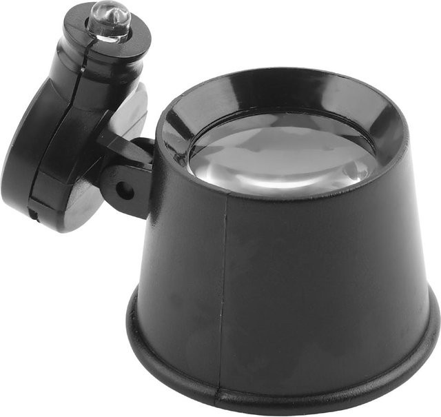 CosyHome Lupe 10x, mit LED-Beleuchtung, Schwarz - Bild 1