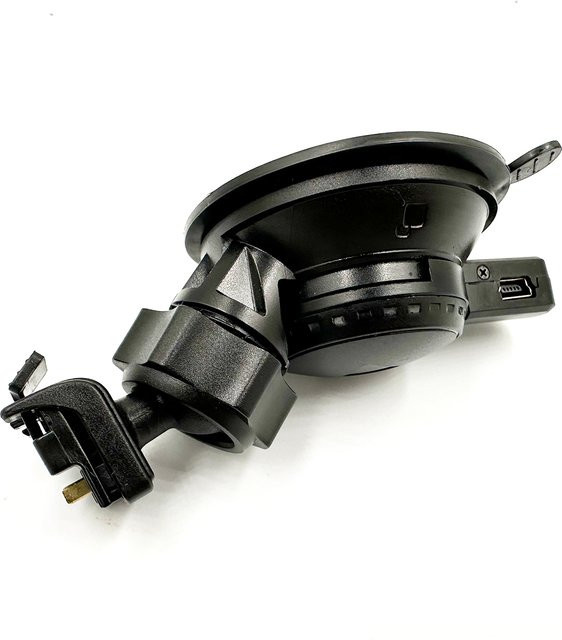 Vantrue Saugnapfhalterung für N2, N2 Pro, N1, X3 und R3 mit Micro-USB-Anschluss, Schwarz - Bild 1