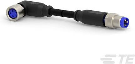 TE Connectivity 3-2273124-3 Sensor- und Aktor-Steckverbinder konfektioniert in Schwarz - Bild 1