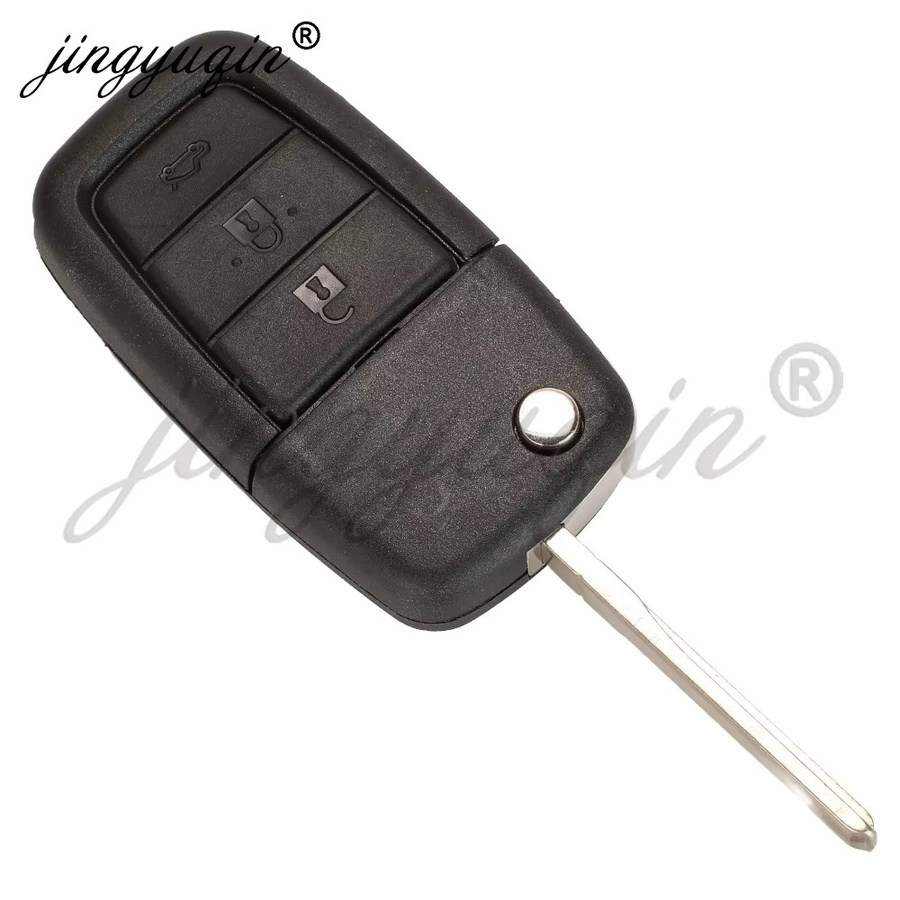 Jingyuqin ID46 Flip Remote Auto Schlüsselanhänger für Chevrolet Caprice Lumina und Holden Commodore VE 2006-2013, 315/433 MHz, Schwarz - Bild 3