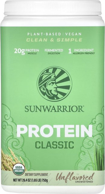 Sunwarrior Classic Protein ohne Geschmack 750 g - Bild 1