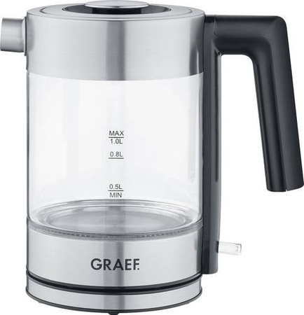 Graef Wasserkocher WK 300 Edelstahl transparent