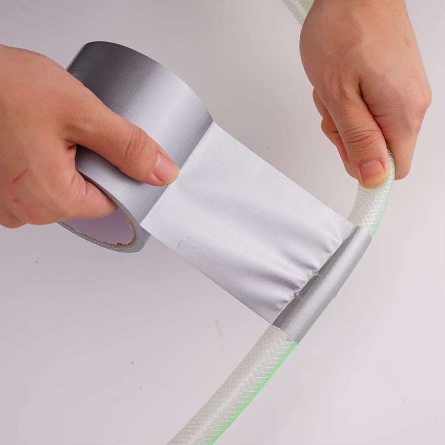 Wasserdichtes und winddichtes Stoff-Klebeband in Grau, 10 m Länge, einseitig klebend zur Reparatur - Bild 5