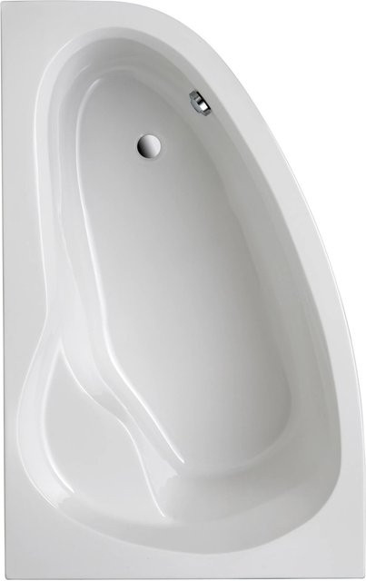 OTTOFOND Badewanne Loredana asymmetrisch Weiß B/H/L: 110 x 44 x 175 cm - Bild 1