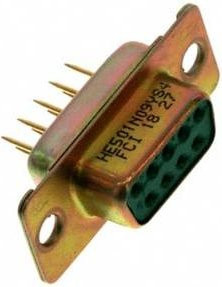 Amphenol DEM09S300 Steckverbinder in Gold - Bild 1