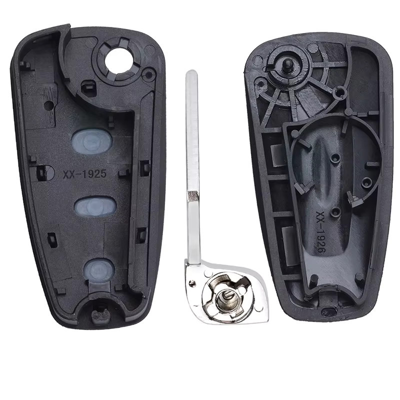 KEYECU Fernschlüsselgehäuse in Schwarz für Ford C-Max S-Max Focus Ranger Galaxy Mondeo Transit Tourneo Custom PX1 und Mazda BT50 HU101 - Bild 4