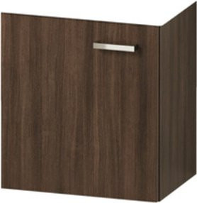 Duravit XBase Möbel-Set für das Badezimmer mit Waschtischunterbau und Spiegel in Dunkel Natur, B/T/H: 40 x 28,8 x 200 cm - Bild 1