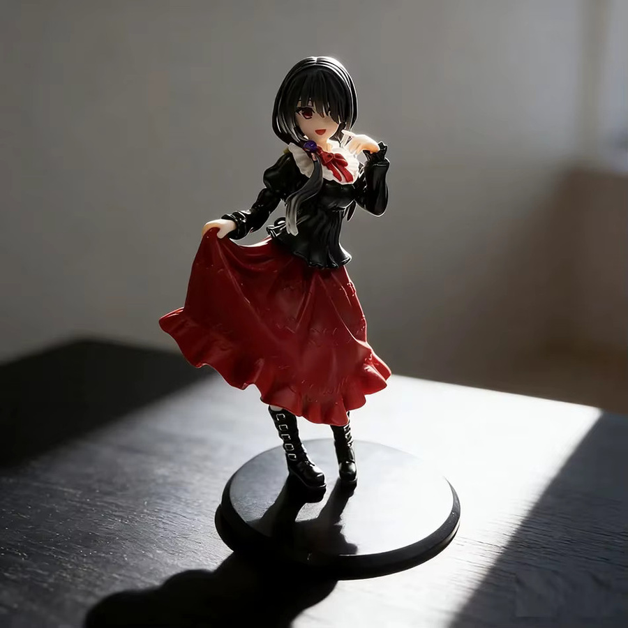 Bandai Date A Live Tokisaki Kurumi Anime-Figur, Mädchen im roten Kleid, PVC-Modell - Bild 4