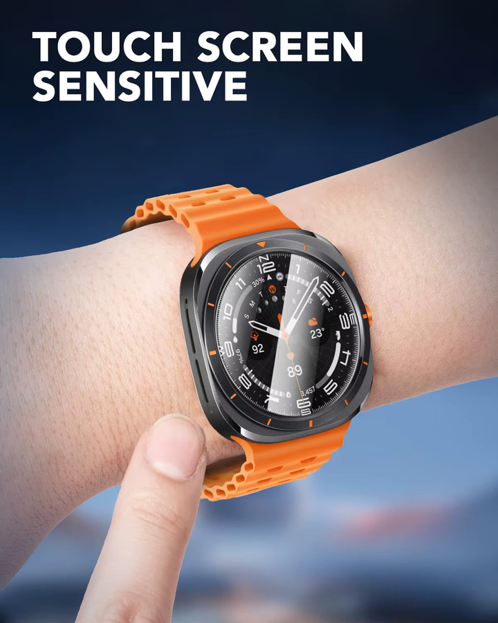 RMUTANE Displayschutzfolie für Samsung Galaxy Watch Ultra, Glas, transparent - Bild 3