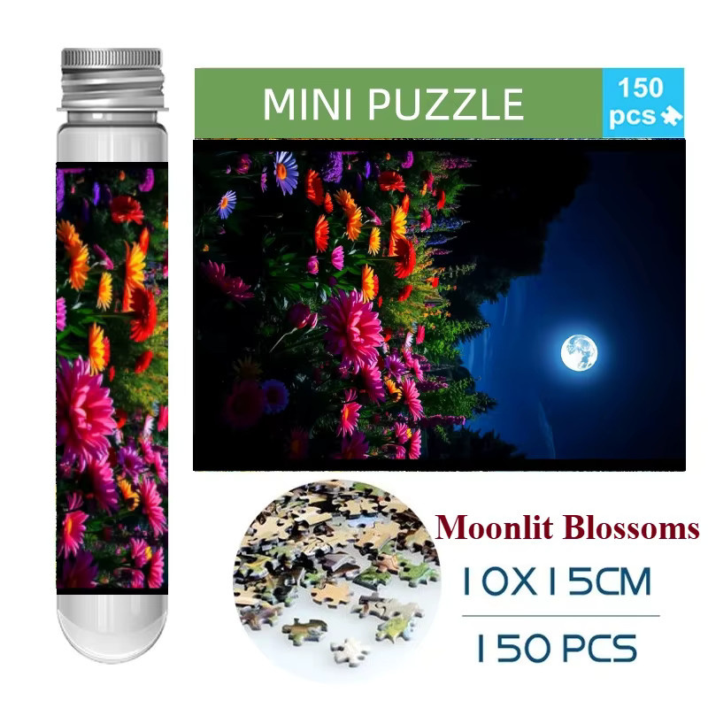 MaxRenard Mondlicht-Blüten, Puzzle, 150-teiliges Set - Bild 5