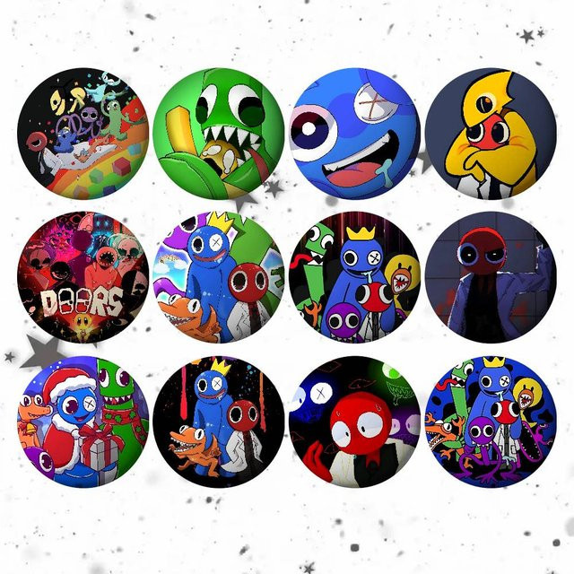 Kayou Abzeichen, Metall, Rund, Cartoon-Pin - Bild 1