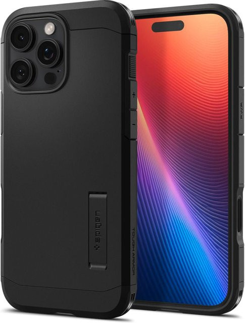 Spigen Tough Armor T MagSafe Schutzhülle für Apple iPhone 16 Pro in Schwarz - Bild 1