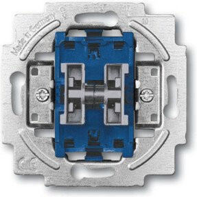 Busch-Jaeger Wippschalter-Einsatz für UP-Montagedose in Blau 2400/6/6 US-101 - Bild 2