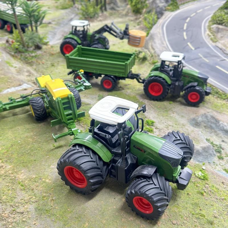 Happy Time For kids Traktorspielzeug DIY Farmer Auto Spielset Bauernhof 1:16 - Bild 1