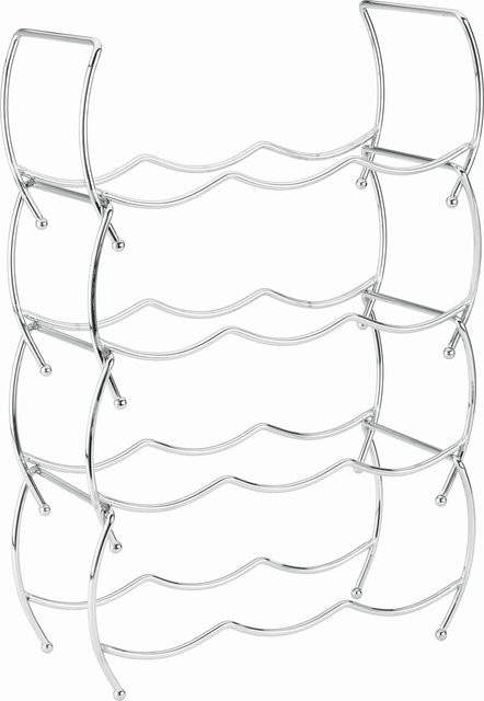 Modern Living Weinregal aus Metall in Silber glänzend - Bild 1