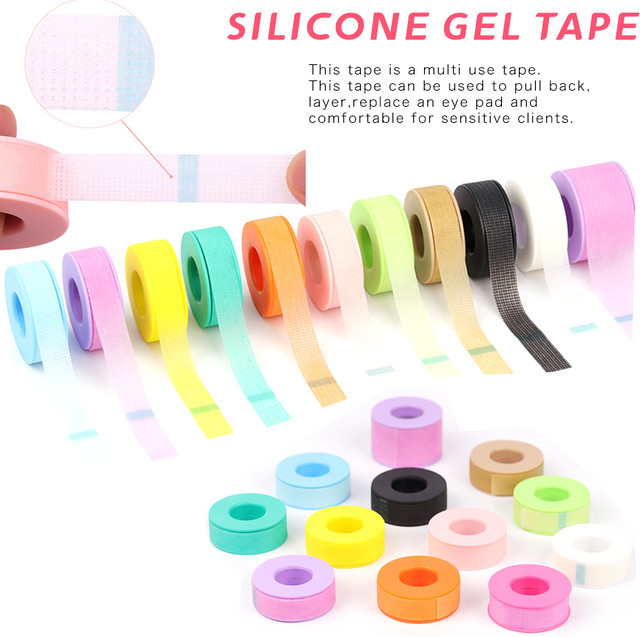 lashprofessor Silikon Gelband für Wimpernverlängerungen, White-A, Unisex - Bild 1