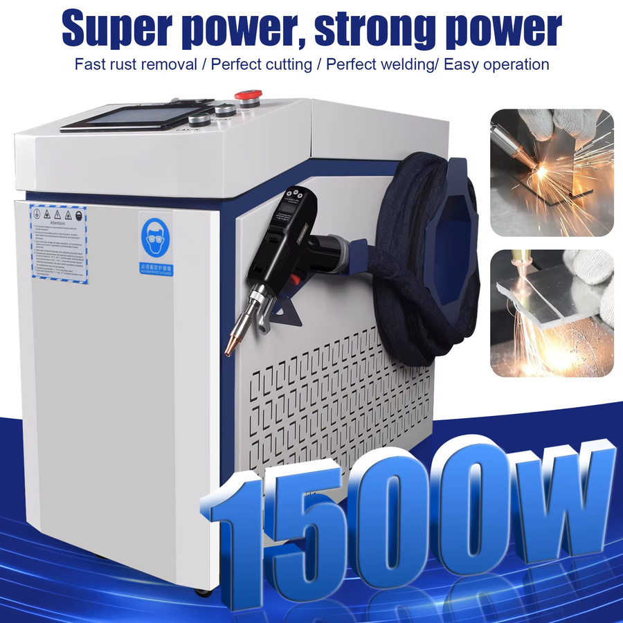 CNCZONE 4-in-1 Laser-Schweißgerät mit 2000W Faserlaser und Wasserkühler für Metallschweißen, Reinigung und Schneiden mit SUP 4-in-1 Pistole - Bild 5