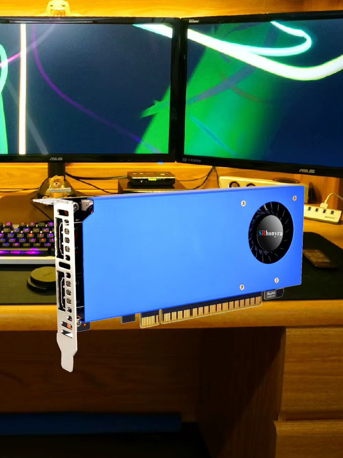 SRhonyra RTX 3060 12GB Low-Profile-Grafikkarte mit GDDR6 192-Bit PCIe 4.0 x16 und Dual-Ausgängen für SFF, Thin ITX und HTPC PCs - Bild 5