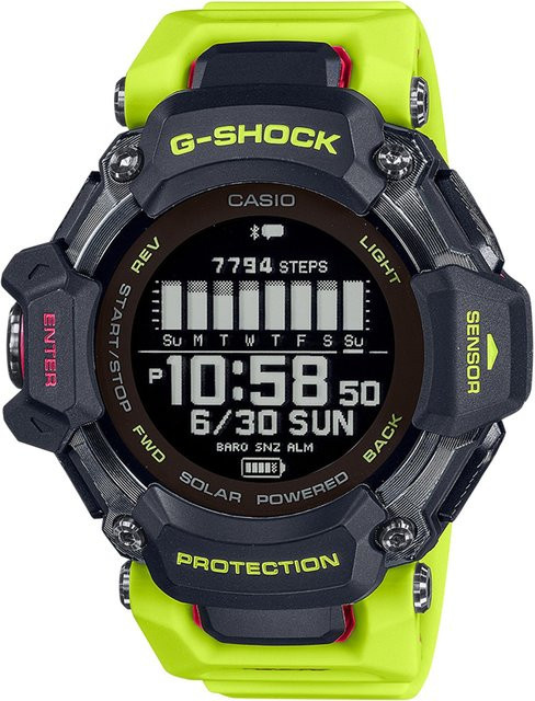 Casio Smartwatch, Digitaluhr, Kunststoff, Schwarz, 53 mm, Herren - Bild 1