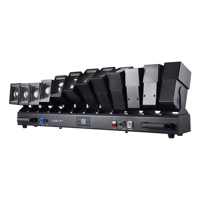 DDMSNSTAR Rattlesnake Infinit Moving Head Bühnenstrahler mit LED-Ring, RGBW Multicolour, Schwarz - Bild 3