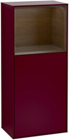 V&B Finion Seitenschrank mit LED-Beleuchtung und Glasfachboden, Wandmontage, Breite: 41,8 cm, Höhe: 93,6 cm - Bild 1