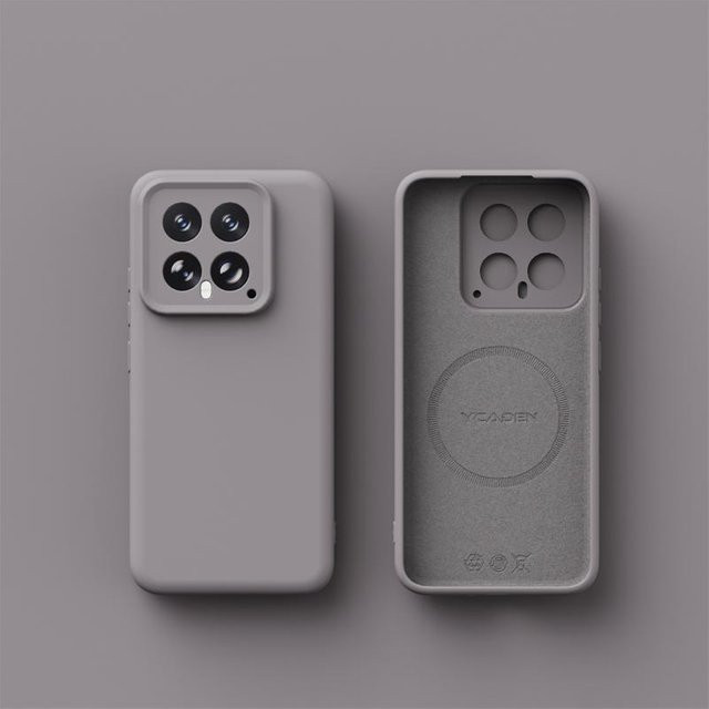 Magnetische MagSafe Flüssigsilikon Schutzhülle für Xiaomi Redmi K70 Pro K60 K80 in Grau und Multicolour - Bild 1