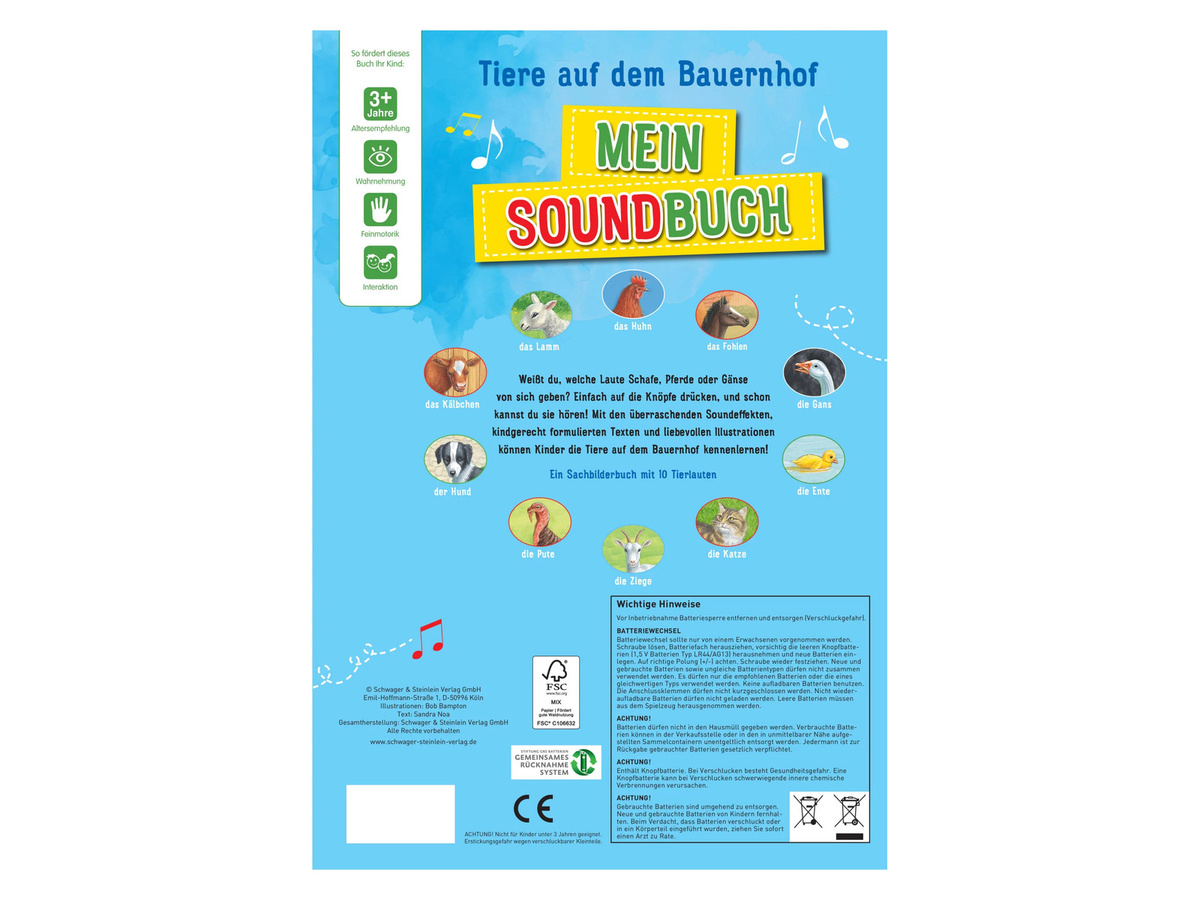 Tiere auf dem Bauernhof von Sandra Naa, Soundbuch - Bild 2