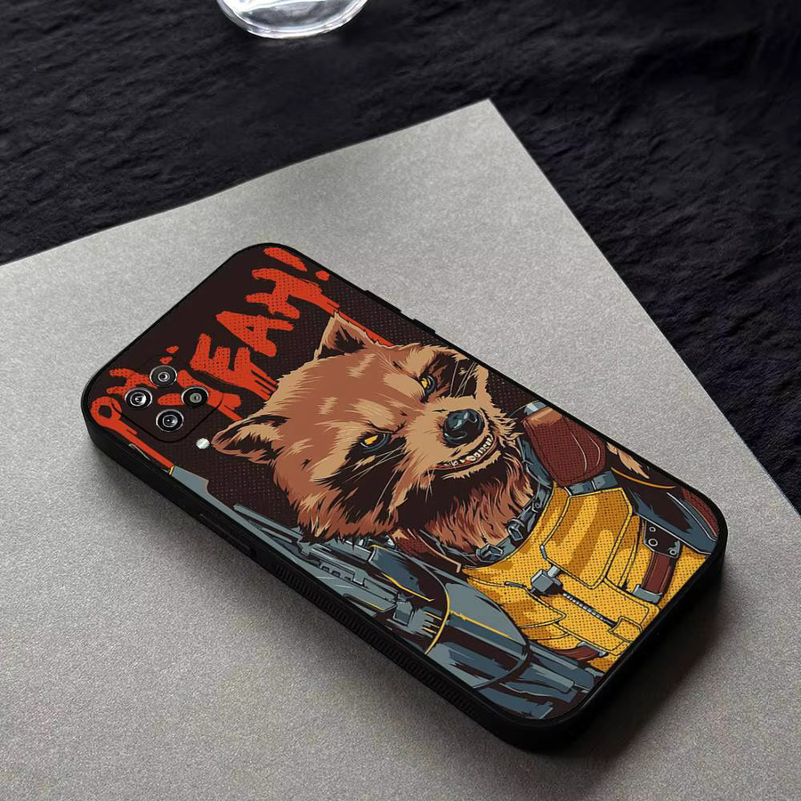 R-Rocket R-Raccoon Soft Cover Handyhülle für Samsung Galaxy S21 S22 S23 S24 S25 S26 Ultra FE Plus 5G A52S in Multicolour - Bild 3