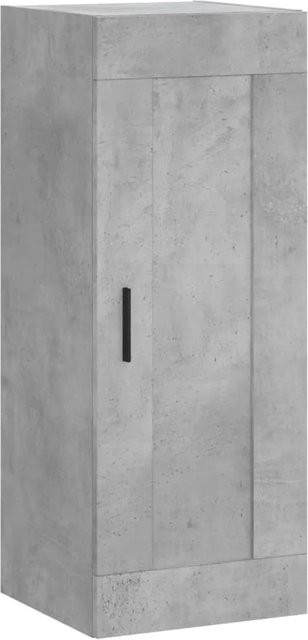 vidaXL Wandschrank in Betongrau aus Holzwerkstoff, B/T/H: 34,5 x 34 x 90 cm - Bild 1