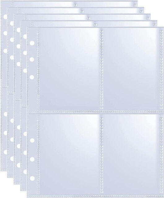 Bandai Nachfüllpack Fotokartenhüllen Binder, Weiß - Bild 1