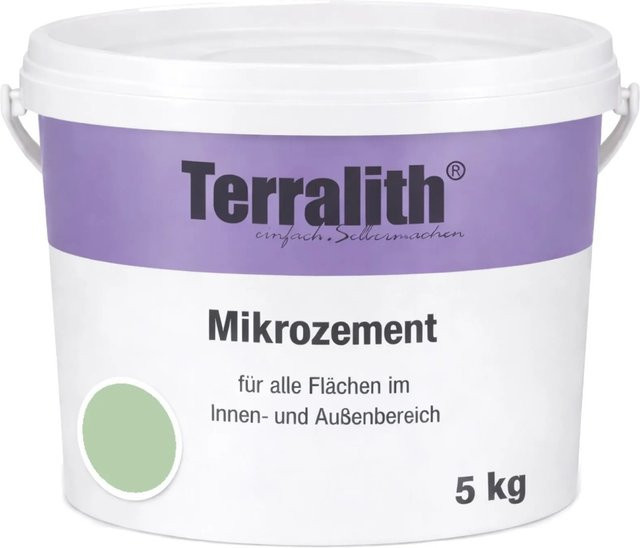 Terralith Mikrozement Fix & Fertig LFC0512 Blau 5kg für 3,5qm (0,2mm) - Bild 1