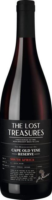 The Lost Treasures Cape Old Vine Reserve Rotwein, Cinsault, 2024, Western Cape, trocken, 0,75 l - Bild 1