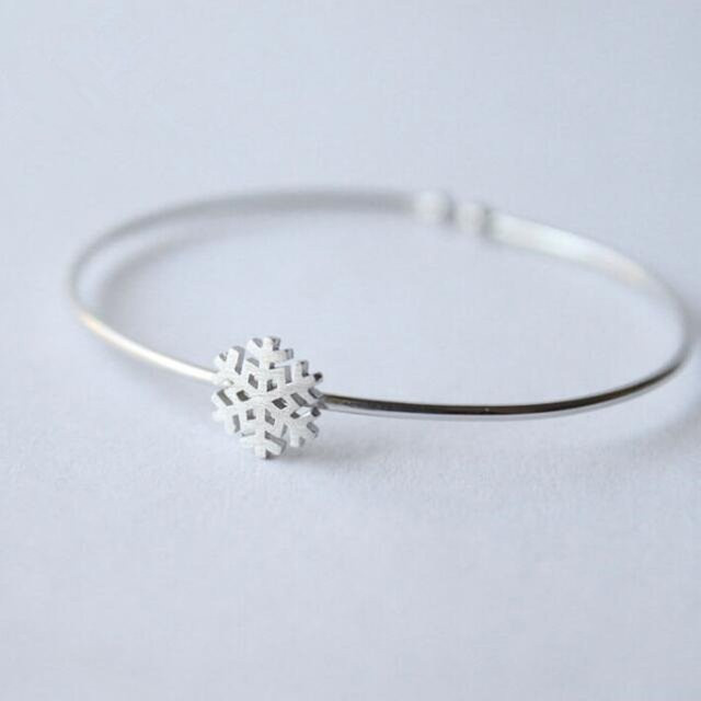 GaGa-Duck Armband, 925 Silber, Schneeflocken-Motiv - Bild 1