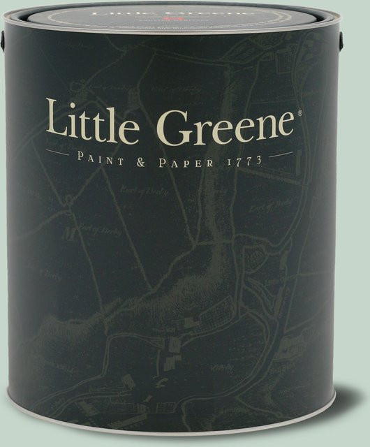 Little Greene Intelligent Matt Emulsion Paint Aquamarine Mid 284 in Türkis und Blau, wasserbasiert, 10 l - Bild 1