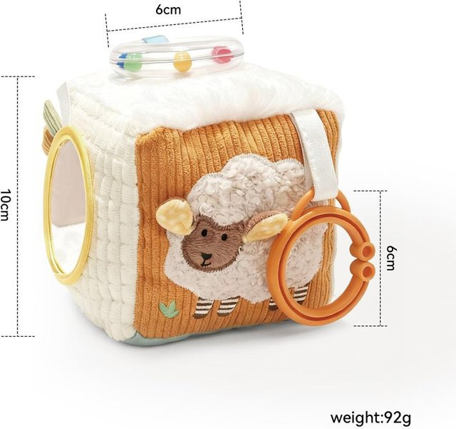 Binchi Outdoor Product Aktivitätswürfel, Rassel, Beißbuch, ab 0 Jahre - Bild 1