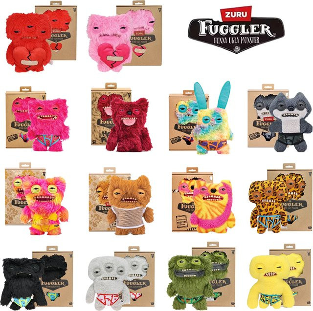 Fuggler Hairy Fuggs Love Ugly Monster Plüschtier, 23cm - Bild 1