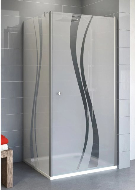 Schulte ExpressPlus Eckdusche Alexa Style 2.0 mit Duschwanne, transparent, B/T/H: 90 x 90 x 192 cm - Bild 1