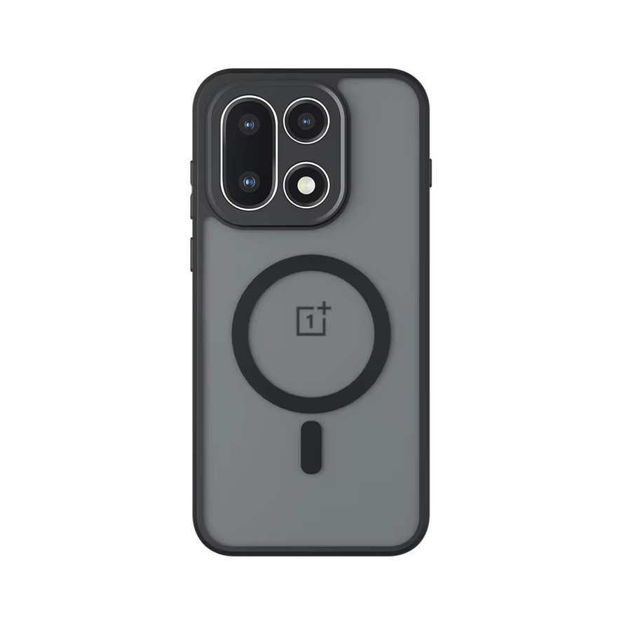 MagSafe Schutzhülle für OnePlus 15R 13 12R Nord 5 4 Ace 6 5 in Schwarz mit TPU und PC Airbag sowie Frosted Shockproof Rückseite - Bild 3