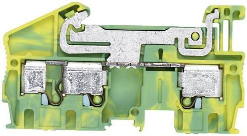 Siemens PE-Klemme Steck-Klemme in Grün-Gelb, 50 Stück - Bild 1