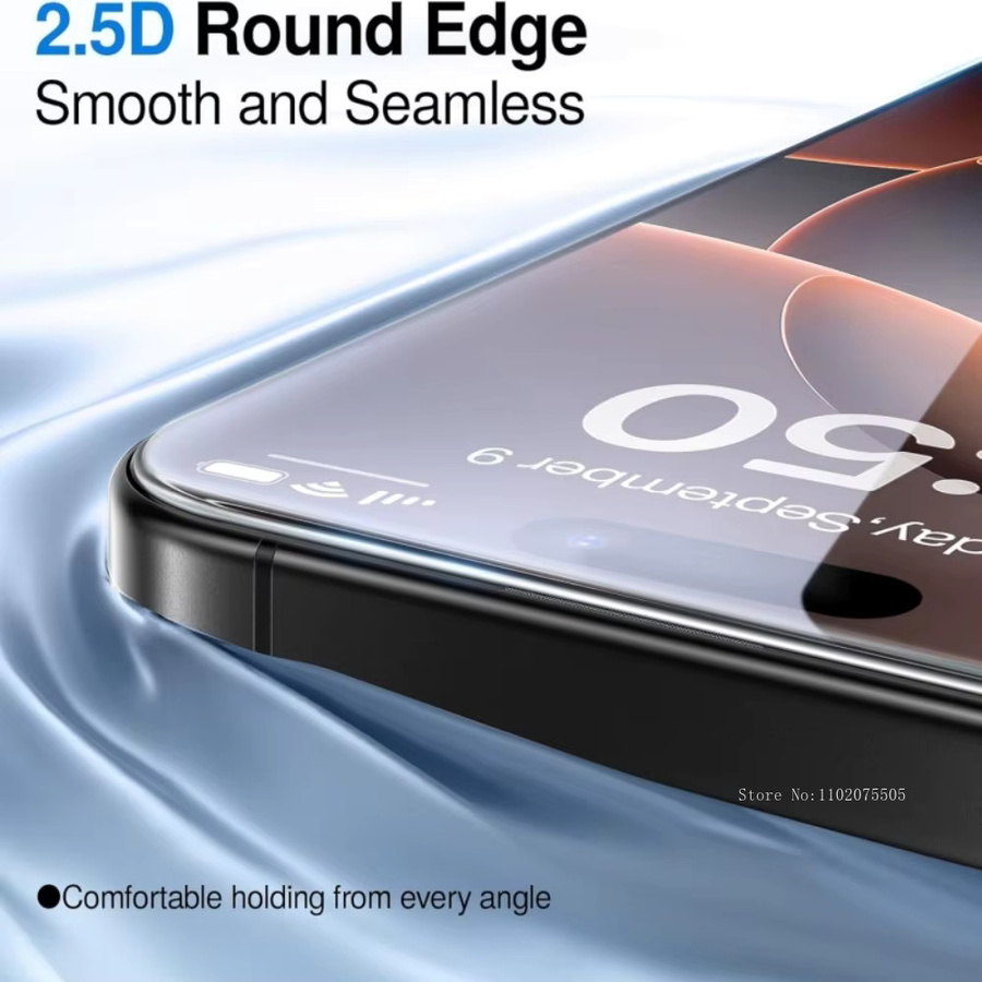 DIXSG 3er Pack HD-Hartglas Displayschutzfolie für iPhone 11 12 13 14 15 16 Pro Max XR XS und Plus Modelle, transparent mit vollständiger Abdeckung - Bild 3