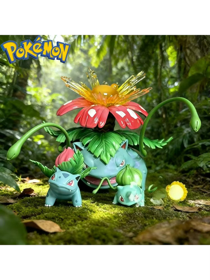 Potdemiel Pokémon Bulbasaur Actionfiguren, PVC-Statue - Bild 3