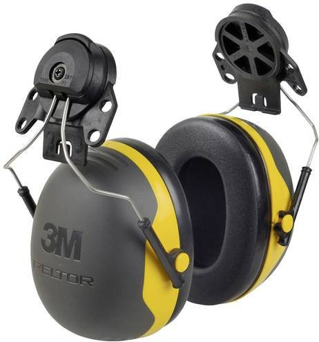 3M Peltor X2P3E Kapselgehörschutz mit Helmbefestigung in Gelb und Schwarz, 31 dB, EN 352 - Bild 1