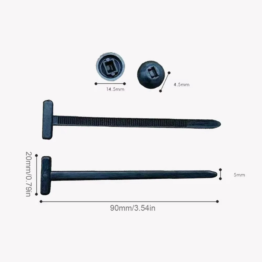eelhoe Selbstsichernde Kabelbinder aus Kunststoff Nylon Heavy Duty Befestigungsband in verschiedenen Stückzahlen - Bild 6