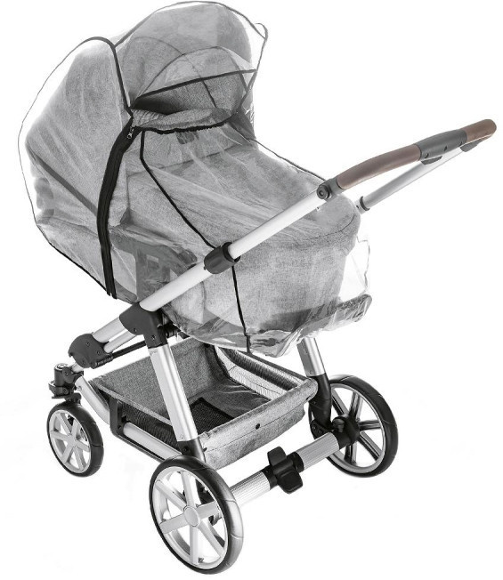 REER Regenschutz RainCover Classic+ für Kombi-Kinderwagen, transparent - Bild 1
