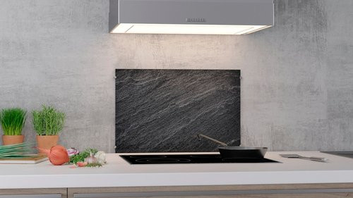 NOVADOORS Glasboard Schiefer Optik in Grau aus Glas - Bild 1