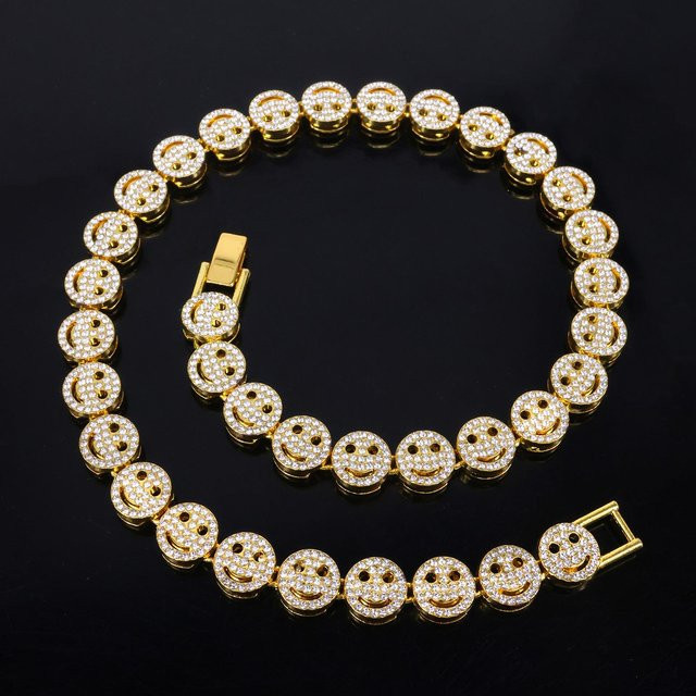 Lucky Star Jewelry Halskette Armband, Gold, Zirkonia, Unisex - Bild 1
