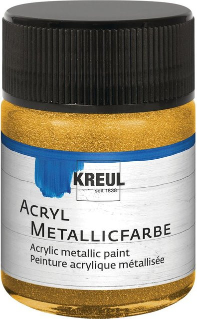 KREUL Acryl Metallicfarbe Gold, 50 ml - Bild 1